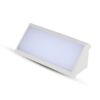 LED αδιάβροχη απλίκα 12W γωνία IP65 4000K φυσικό λευκό με λευκό σώμα V-TAC – 6814