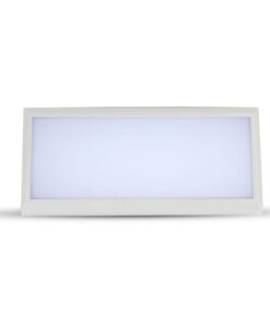 LED αδιάβροχη απλίκα 12W γωνία IP65 4000K φυσικό λευκό με λευκό σώμα V-TAC – 6814