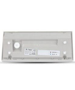 LED αδιάβροχη απλίκα 12W γωνία IP65 6400K ψυχρό λευκό με λευκό σώμα V-TAC – 6815