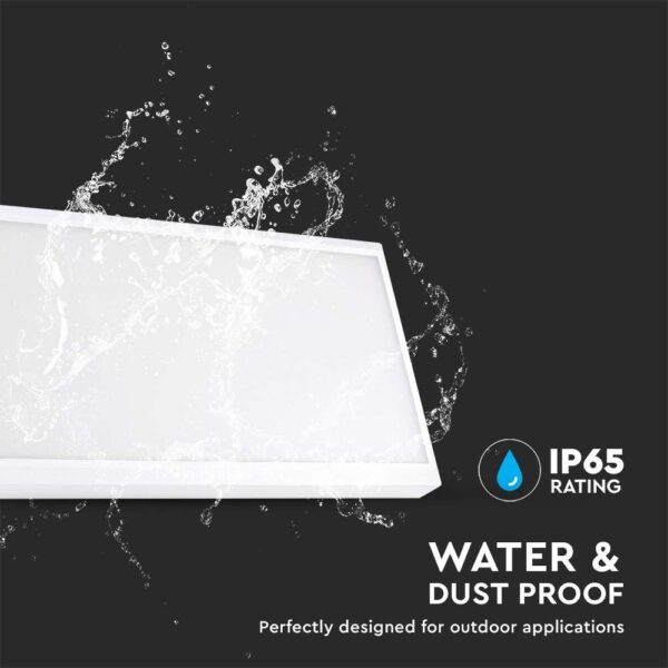 LED αδιάβροχη απλίκα 20W γωνία IP65 4000K φυσικό λευκό με λευκό σώμα V-TAC – 6817