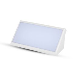 LED αδιάβροχη απλίκα 20W γωνία IP65 4000K φυσικό λευκό με λευκό σώμα V-TAC – 6817