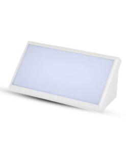 LED αδιάβροχη απλίκα 20W γωνία IP65 4000K φυσικό λευκό με λευκό σώμα V-TAC – 6817