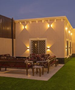 LED Φωτιστικό Τοίχου 11W Up-Down V-TAC Καφέ Αδιάβροχο IP65 Θερμό 3000K – 6820