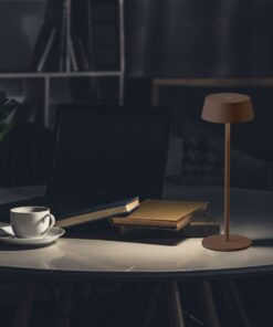 LED Επαναφορτιζόμενο Πορτατιφ 2W 3000Κ με Καφέ Σώμα Dimmable IP54 V-TAC – 6821