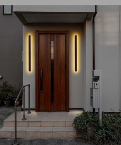 Επιτοίχιο Φωτιστικό Τοίχου 17W LED V-TAC Corten Γραμμικό IP65 Θερμό Λευκό 3000K – 6828
