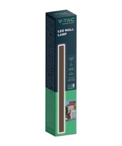 Επιτοίχιο Φωτιστικό Τοίχου 17W LED V-TAC Corten Γραμμικό IP65 Θερμό Λευκό 3000K – 6828