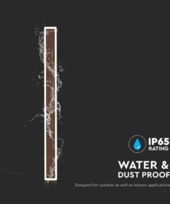 Επιτοίχιο Φωτιστικό Τοίχου 17W LED V-TAC Corten Γραμμικό IP65 Θερμό Λευκό 3000K – 6828