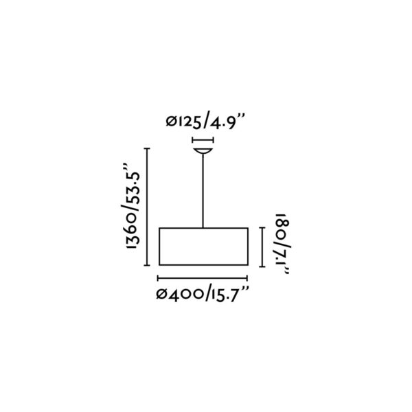 Faro Barcelona SEVEN Κρεμαστό Φωτιστικό, Λευκού Χρώματος – 68283