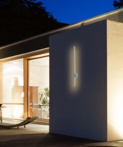 Επιτοίχιο Φωτιστικό Τοίχου 12W LED V-TAC Λευκό Γραμμικό IP65 Θερμό Λευκό 3000K – 6832