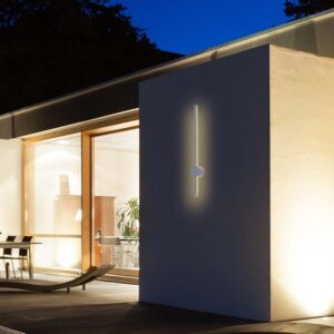Επιτοίχιο Φωτιστικό Τοίχου 12W LED V-TAC Λευκό Γραμμικό IP65 Θερμό Λευκό 3000K – 6832