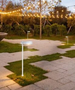 LED αδιάβροχο φωτιστικό καρφί 7W IP65 3000K θερμό λευκό με λευκό σώμα V-TAC – 6836