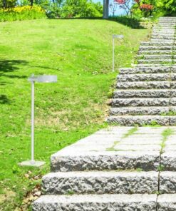 LED αδιάβροχο φωτιστικό καρφί 7W IP65 3000K θερμό λευκό με λευκό σώμα V-TAC – 6836