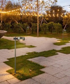 LED αδιάβροχο φωτιστικό καρφί 7W IP65 4000K φυσικό λευκό με μαύρο σώμα V-TAC – 6839