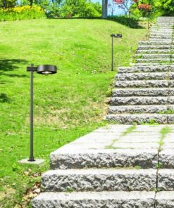 LED αδιάβροχο φωτιστικό καρφί 7W IP65 4000K φυσικό λευκό με μαύρο σώμα V-TAC – 6839