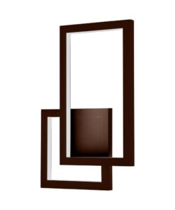 LED απλίκα 20W IP65 4000K φυσικό λευκό με μαύρο σώμα V-TAC – 6843