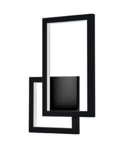 LED απλίκα 20W IP65 3000K θερμό λευκό με μαύρο σώμα V-TAC – 6842