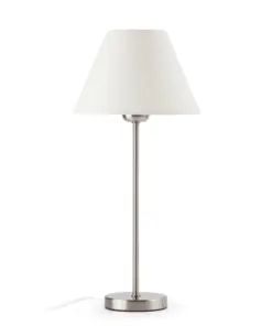 Faro Barcelona Φωτιστικό Πορτατίφ Nidia Μπεζ 1XE27 – 68423