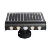 LED Ηλιακό Φωτιστικό 8W V-TAC με Αισθητήρα Αδιάβροχο IP65 Μαύρο Πλαστικό Θερμό 3000K – 6844
