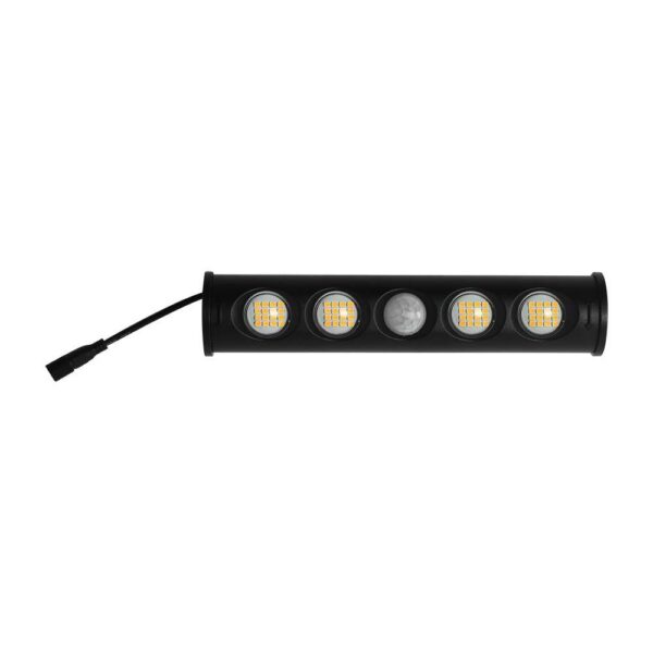 LED Ηλιακό Φωτιστικό 8W V-TAC με Αισθητήρα Αδιάβροχο IP65 Μαύρο Πλαστικό Θερμό 3000K – 6844