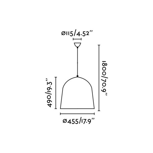 Faro Barcelona Κρεμαστό Μαύρο Φωτιστικό Crater 3 X E27 – 68461