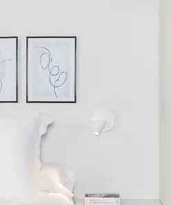 Faro Barcelona DUAS Φωτιστικό Τοίχου με USB, COB και Αναγνώστη LED σε Λευκό Χρώμα 3W 2700K – 68467