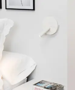 Faro Barcelona DUAS Φωτιστικό Τοίχου με USB, COB και Αναγνώστη LED σε Λευκό Χρώμα 3W 2700K – 68467