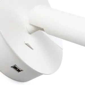 Faro Barcelona DUAS Φωτιστικό Τοίχου με USB, COB και Αναγνώστη LED σε Λευκό Χρώμα 3W 2700K  – 68467