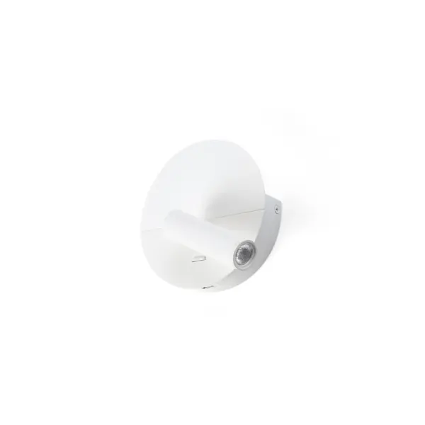 Faro Barcelona DUAS Φωτιστικό Τοίχου με USB, COB και Αναγνώστη LED σε Λευκό Χρώμα 3W 2700K  – 68467