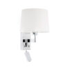 Faro Barcelona ARTIS CHROME Επιτοίχιο Φωτιστικό Με LED Αναγνώστη Λευκού 15W 3000K Χρώματος – 68493-01