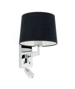 Faro Barcelona ARTIS Επιτοίχιο Φωτιστικό με LED Αναγνώστη Μαύρου Χρώματος – 68493-03