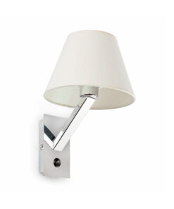 Faro Barcelona MOMA-1 Επιτοίχιο Φωτιστικό Λευκού Χρώματος 1XE27 60W- 68504