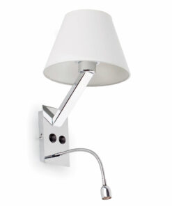 Faro Barcelona MOMA-2 Επιτοίχιο Φωτιστικό Λευκού Χρώματος LED 1W 6000K – 68506