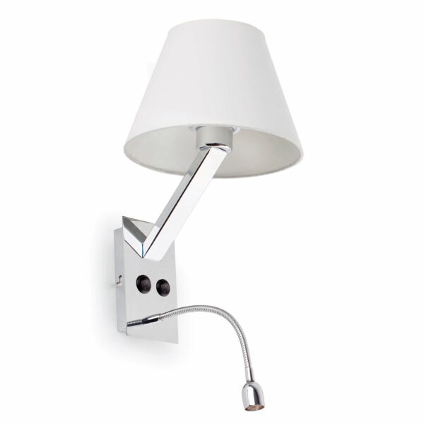 Faro Barcelona MOMA-2 Επιτοίχιο Φωτιστικό Λευκού Χρώματος LED 1W 6000K - 68506