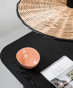 Faro Barcelona COSTAS 600 Κρεμαστό Φωτιστικό E27 σε Μαύρο/Ραττάν 15W – 68590-69