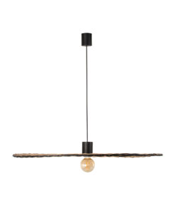 Faro Barcelona COSTAS 1000 Κρεμαστό Φωτιστικό E27 σε Μαύρο/Ραττάν – 68590-70