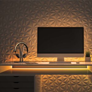 LED Neon Flex 12W V-TAC 24V 360° Θερμό Λευκό 3000K 10 Μέτρα – 6868