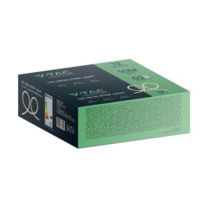 LED Neon Flex 12W V-TAC 24V 360° Θερμό Λευκό 3000K 10 Μέτρα – 6868