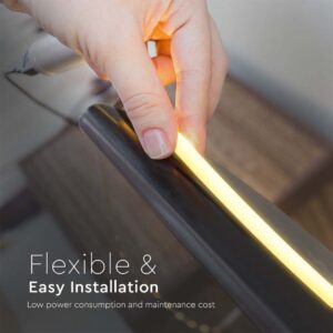 LED Neon Flex 12W V-TAC 24V 360° Θερμό Λευκό 3000K 10 Μέτρα – 6868