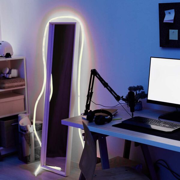 LED Neon Flex 12W V-TAC 24V 360° Ψυχρό Λευκό 6500K 10 Μέτρα – 6870