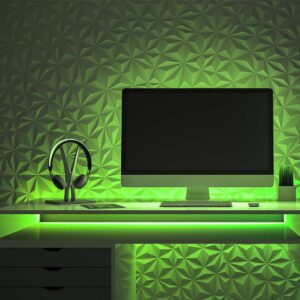 LED Neon Flex 12W V-TAC 24V 360° Πράσινο 10 Μέτρα – 6871