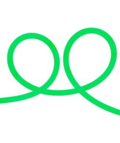 LED Neon Flex 12W V-TAC 24V 360° Πράσινο 10 Μέτρα – 6871