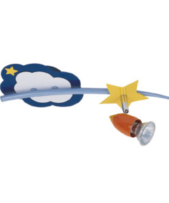 Απλίκα Παιδικό Φωτιστικό Ροζέτα Τοίχου / Οροφής 1xGU10 Αστέρι ACA DECOR – 6871C