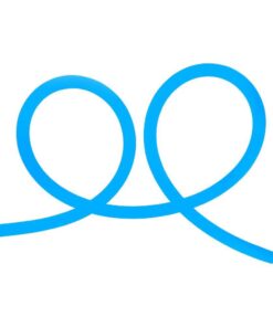 LED Neon Flex 12W V-TAC 24V 360° Μπλε 10 Μέτρα – 6872