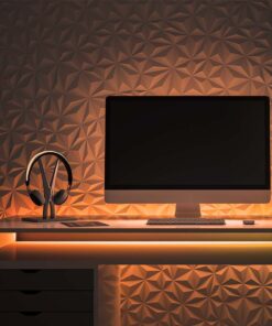 LED Neon Flex 12W V-TAC 24V 360° Amber 10 Μέτρα – 6873