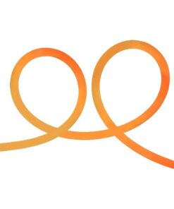 LED Neon Flex 12W V-TAC 24V 360° Amber 10 Μέτρα – 6873