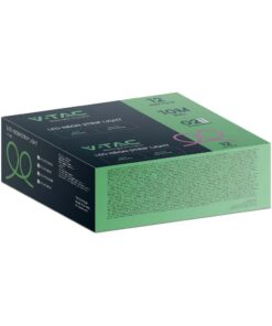 LED Neon Flex 12W V-TAC 24V 360° Ροζ 10 Μέτρα – 6874