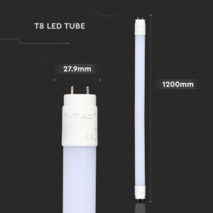 LED Λάμπα T8 G13 150cm 24W V-TAC PRO Samsung Chip 160° 3000lm Θερμό 3000K – 21799