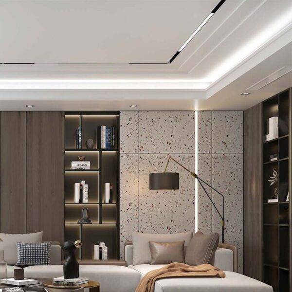 LED WiFi μαγνητικό φωτιστικό ράγας 12W SMD CCT μαύρο σώμα 48V V-TAC – 6882