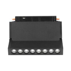LED WiFi μαγνητικό φωτιστικό ράγας 10W SMD CCT μαύρο σώμα 48V κινητό V-TAC – 6886