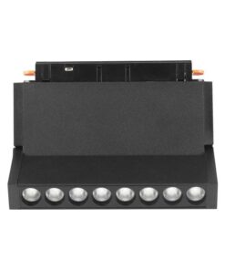 LED WiFi μαγνητικό φωτιστικό ράγας 10W SMD CCT μαύρο σώμα 48V κινητό V-TAC – 6886